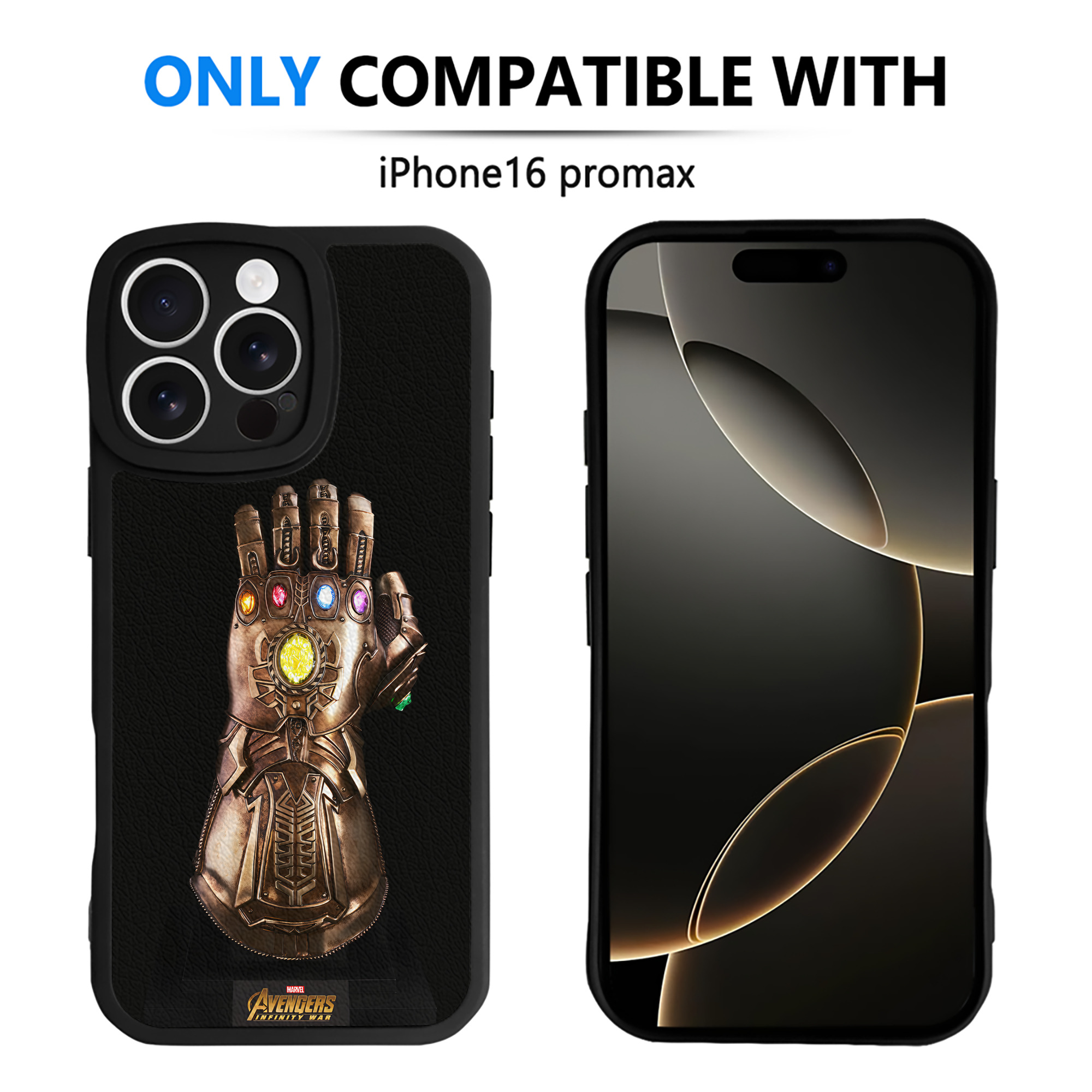 （画像用） アベンジャーズ The Avengers 【iPhone 16シリーズ対応】シリコンスマホケース（レザー調） 材質：シリコン